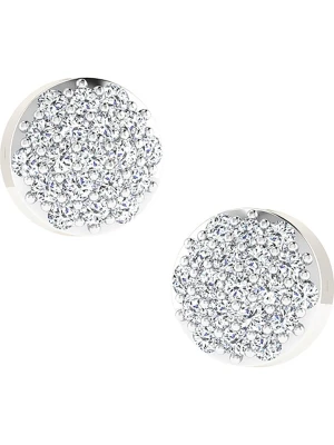 Vittoria Jewels Złote kolczyki-wkrętki z diamentami rozmiar: onesize