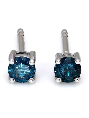 Vittoria Jewels Złote kolczyki-wkrętki z diamentami rozmiar: onesize