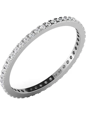 Vittoria Jewels Złoty pierścionek z diamentami rozmiar: 46