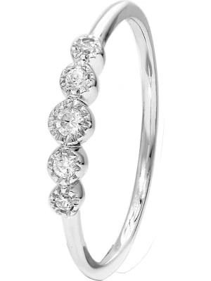 Vittoria Jewels Złoty pierścionek z diamentami rozmiar: 51