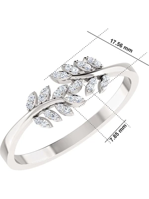 Diamant Vendôme Złoty pierścionek z diamentami rozmiar: 59