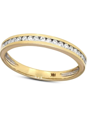 Vittoria Jewels Złoty pierścionek z diamentami rozmiar: 56