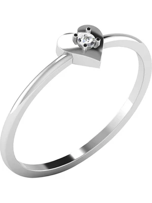 Vittoria Jewels Złoty pierścionek z diamentem rozmiar: 57