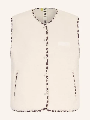 Vivi Mari Kamizelka Z Futerkiem Pluszowym beige