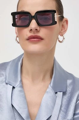 Vivienne Westwood okulary przeciwsłoneczne damskie kolor czarny VW5056001