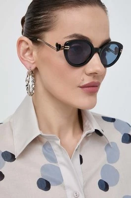 Vivienne Westwood okulary przeciwsłoneczne damskie kolor czarny VW5060001
