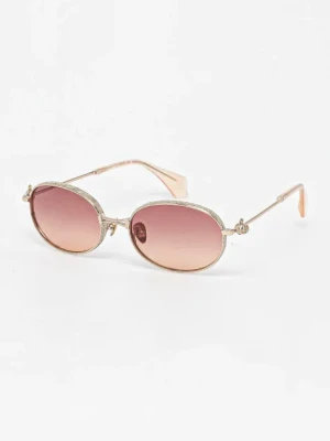 Vivienne Westwood okulary przeciwsłoneczne damskie kolor złoty VW7022