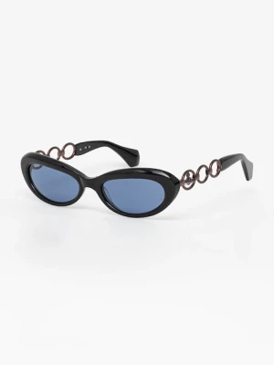 Vivienne Westwood okulary przeciwsłoneczne Duchess damskie kolor czarny VW5093