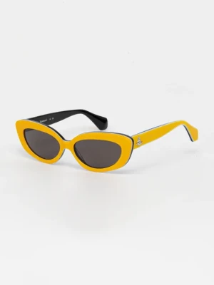 Vivienne Westwood okulary przeciwsłoneczne Leicester damskie kolor żółty VW5098