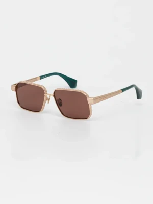 Vivienne Westwood okulary przeciwsłoneczne Mickie męskie kolor złoty VW7036