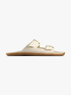 Vivobarefoot klapki skórzane SENSUS YIN beżowy