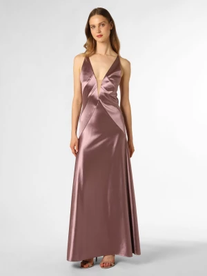 VM Damska sukienka wieczorowa Kobiety różowy jednolity,