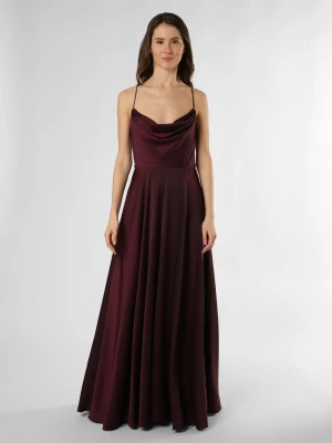 VM Damska sukienka wieczorowa Kobiety Sztuczne włókno czerwony|lila jednolity,