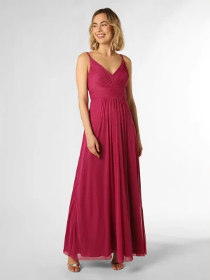 VM Damska sukienka wieczorowa Kobiety Sztuczne włókno lila|wyrazisty róż jednolity,