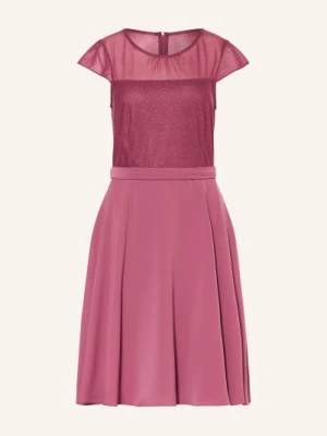 Vm Vera Mont Sukienka Koktajlowa Z Mieszanki Materiałów rosa