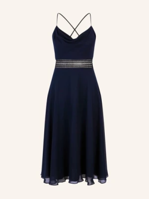 Vm Vera Mont Sukienka Koktajlowa Z Perforowaną Koronką blau