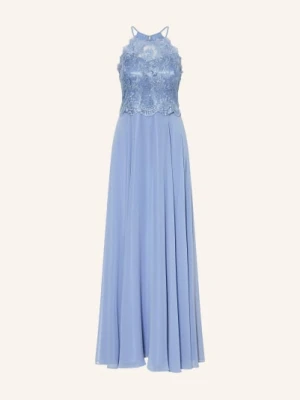 Vm Vera Mont Suknia Wieczorowa Z Koronką I Cekinami blau