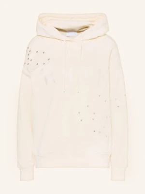 Vogue Collection Bluza Z Kapturem Z Nitami beige