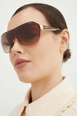 VOGUE okulary przeciwsłoneczne damskie kolor brązowy 0VO4302S