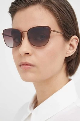 VOGUE okulary przeciwsłoneczne damskie kolor brązowy 0VO4308S