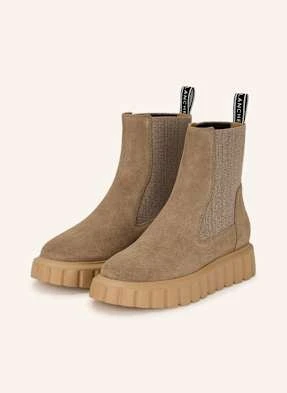 Voile Blanche Botki Chelsea Grenelle braun