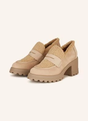 Voile Blanche Penny Loafers beige