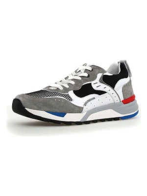 Voile Blanche Skórzane sneakersy w kolorze szaro-białym rozmiar: 42