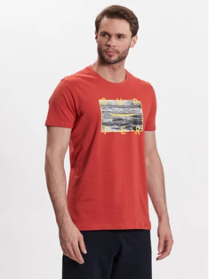 Volcano T-Shirt T-Surfis M02032-S23 Pomarańczowy Regular Fit