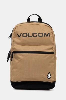 Volcom plecak męski kolor beżowy duży gładki