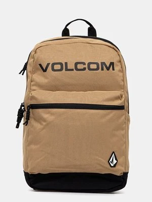 Volcom plecak męski kolor beżowy duży gładki