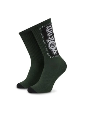 Volcom Skarpety wysokie unisex Ent D6312502 Zielony