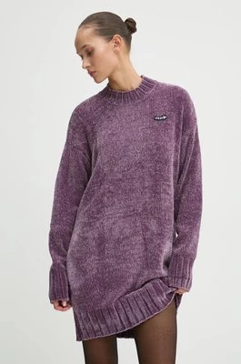 Volcom sukienka kolor fioletowy mini oversize B1332315