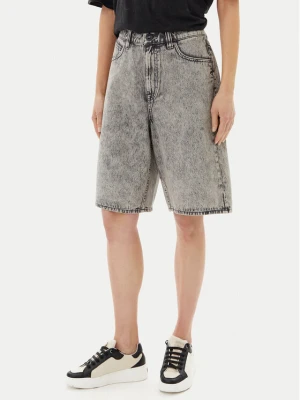 Volcom Szorty jeansowe Beeggy B2012504 Szary jasny Baggy Fit
