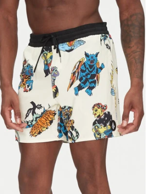 Volcom Szorty kąpielowe Bob Mollema A2512504 Écru Regular Fit