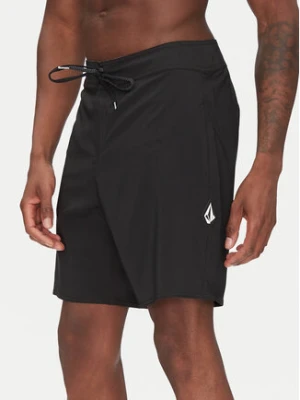 Volcom Szorty kąpielowe Lido Solid A0812416 Czarny Regular Fit