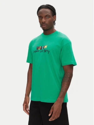 Volcom T-Shirt Bob Moleema A4312554 Zielony Loose Fit