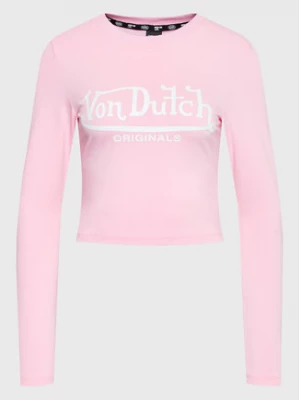 Von Dutch Bluzka Blair 6 224 012 Różowy Slim Fit