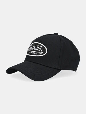 Von Dutch czapka z daszkiem bawełniana czarny