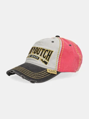 Von Dutch czapka z daszkiem bawełniana kolor czerwony VD.1.CB.RETRO