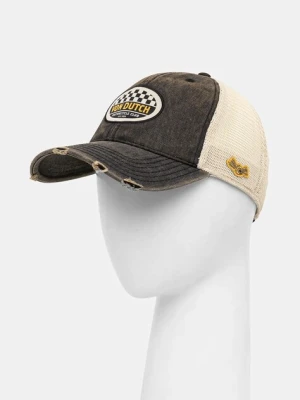 Von Dutch czapka z daszkiem kolor beżowy VD.1.CB.MAC