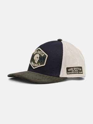 Von Dutch czapka z daszkiem kolor beżowy VD.1.CT.SEM