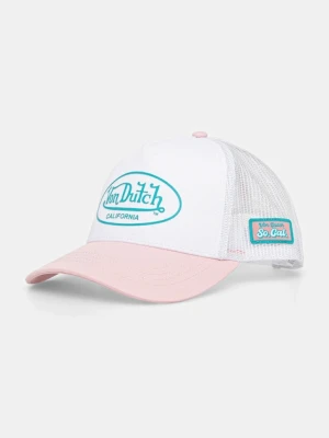 Von Dutch czapka z daszkiem kolor biały VD.2.CB.3D