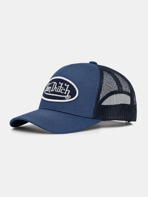 Von Dutch czapka z daszkiem kolor niebieski VD.0.CAS1.COL