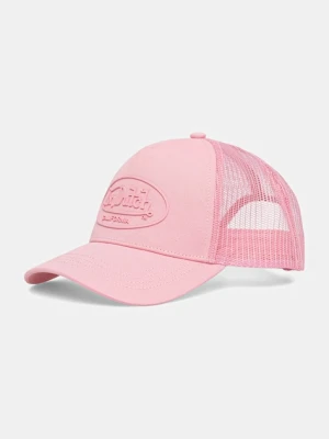Von Dutch czapka z daszkiem kolor różowy VD.1.CB
