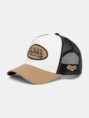 Von Dutch czapka z daszkiem męska brązowy
