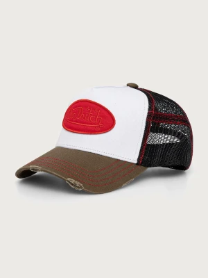 Von Dutch czapka z daszkiem z bawełną biały