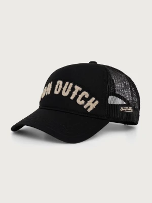 Von Dutch czapka z daszkiem z bawełną czarny