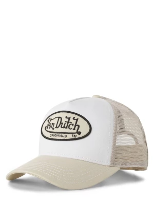 Von Dutch Damska czapka z daszkiem Kobiety Bawełna beżowy|biały jednolity,
