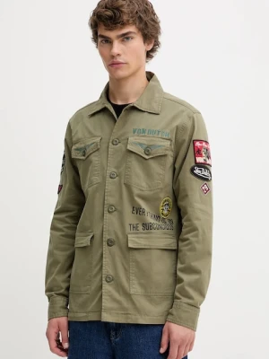 Von Dutch kurtka kolor zielony przejściowa VD.1.JKT.REBE