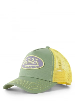Von Dutch Męska czapka z daszkiem Mężczyźni żółty|zielony jednolity,